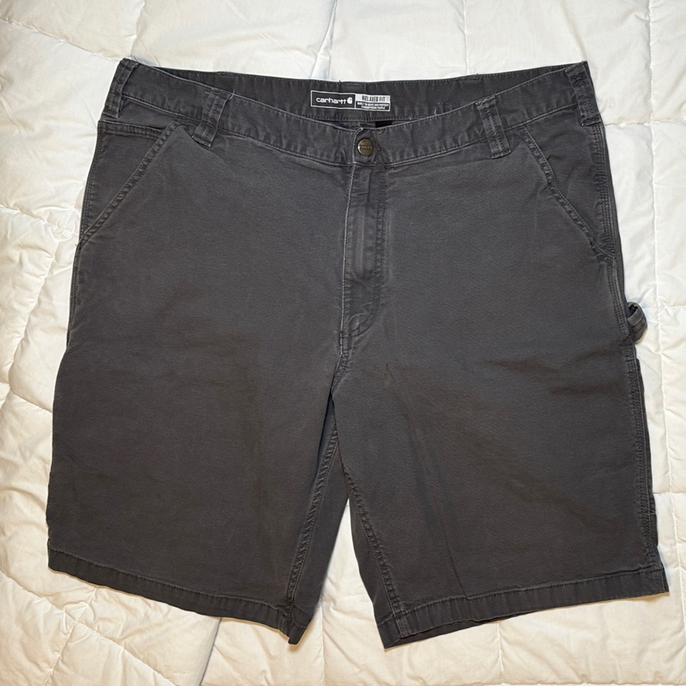 Carhartt Dark Gray Relaxed Fit Work Shorts